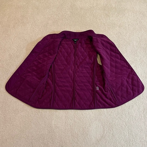 Talbots Quilted Vest with Fleece Lining - Picture 3 of 8